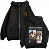 Rauw Alejandro Tour Zipper Hoodie Men Women Fashion Oversized Sweatshirts Casual Vintage Zip Up Jacket Coat