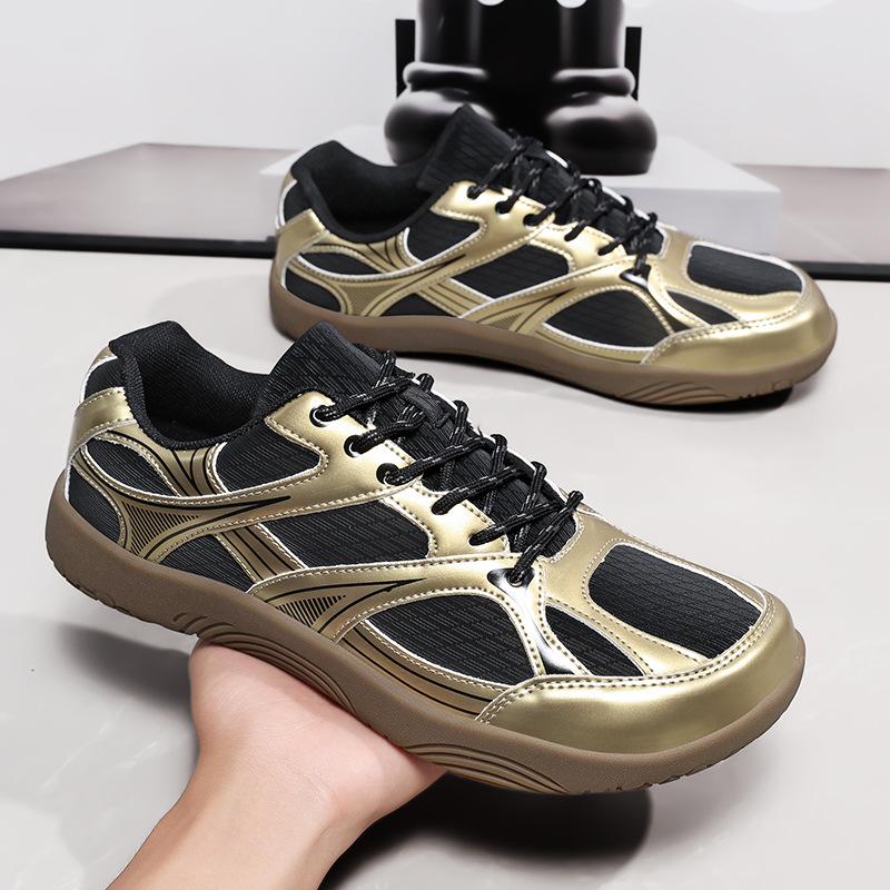 Johnny Danley leather surface waterproof lightweight sneakersSoft soles spring and autumn casual shoes non-slip running shoes
