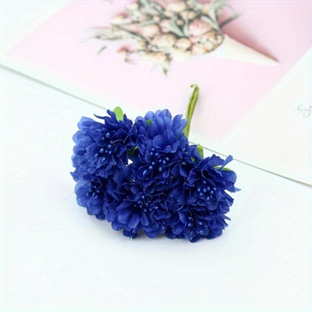 6 Heads Hydrangea Bouquet Small Bundle Artificial Flowers Creative Simulation Flowers Gift Bouquet