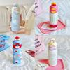 Cute Cartoon Kids Insulated Water Bottle With Double Drinking Straws For School And Travel