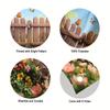 2D Cartoon Bird & Floral Fence Backdrop, Nature Spring Scene Garage Door Cover for Birthday Party Decoration
