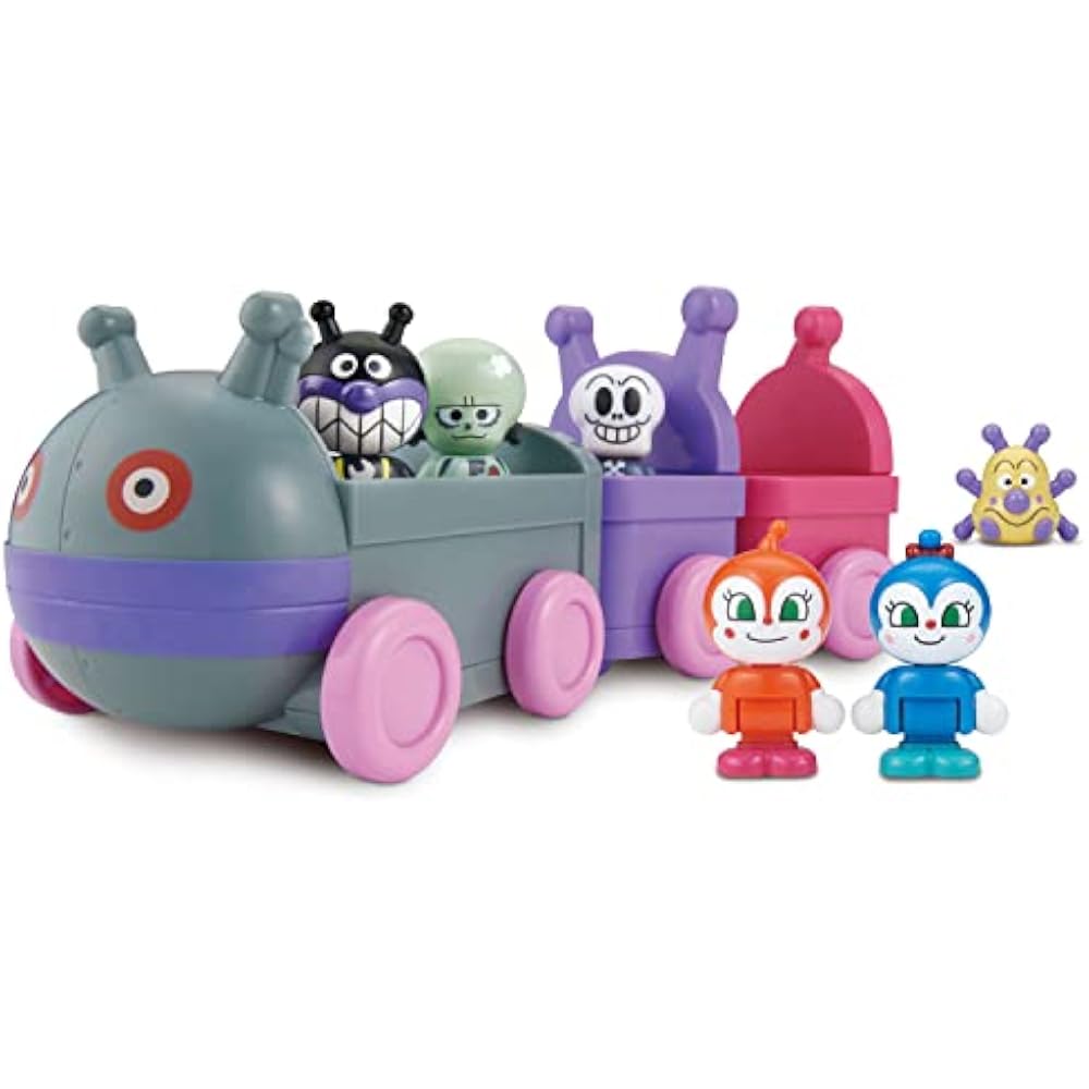 [BANDAI (BANDAI)] Anpanman Hajime House Doll Set Dandan Train and Baikinman s Friends Target Age ...