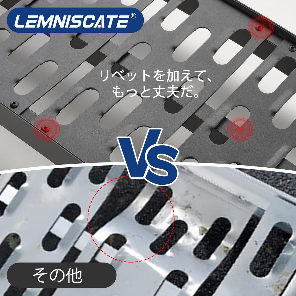 LEMNISCATE Aluminum Ladder Set of 228cm 680kg Weight Foldable Aluminum Lightweight Aluminum with Handles and Snap Hooks for Secure Motorcycle and