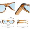 Nowe owalne okulary przeciwsłoneczne damskie męskie luksusowa marka projektant casualowe okulary przeciwsłoneczne damskie męskie plastikowe duża oprawka okulary zewnętrzne