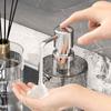 Clear Crystal Soap Dispenser Refillable Liquid Hand Soap Dish Soap Dispensers for Bathroom Counter Kitchen Sink