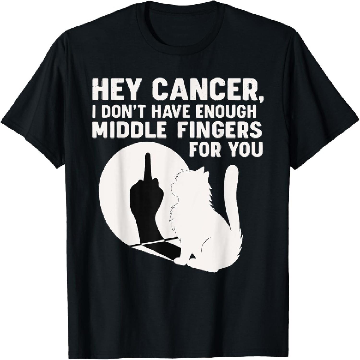 Эй, рак, у меня не хватит средних пальцев для тебя Футболка S