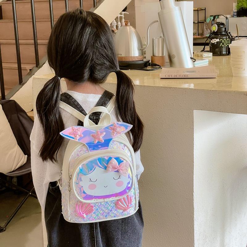 Schulranzen Trend Nische Kinder Niedlich Hoher Wert Cartoon Pailletten Koreanischer Rucksack Mädchen Mode Studentenrucksack