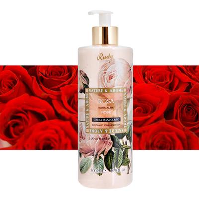 Natura & Aroma Hand- och Kroppslotion - Ros