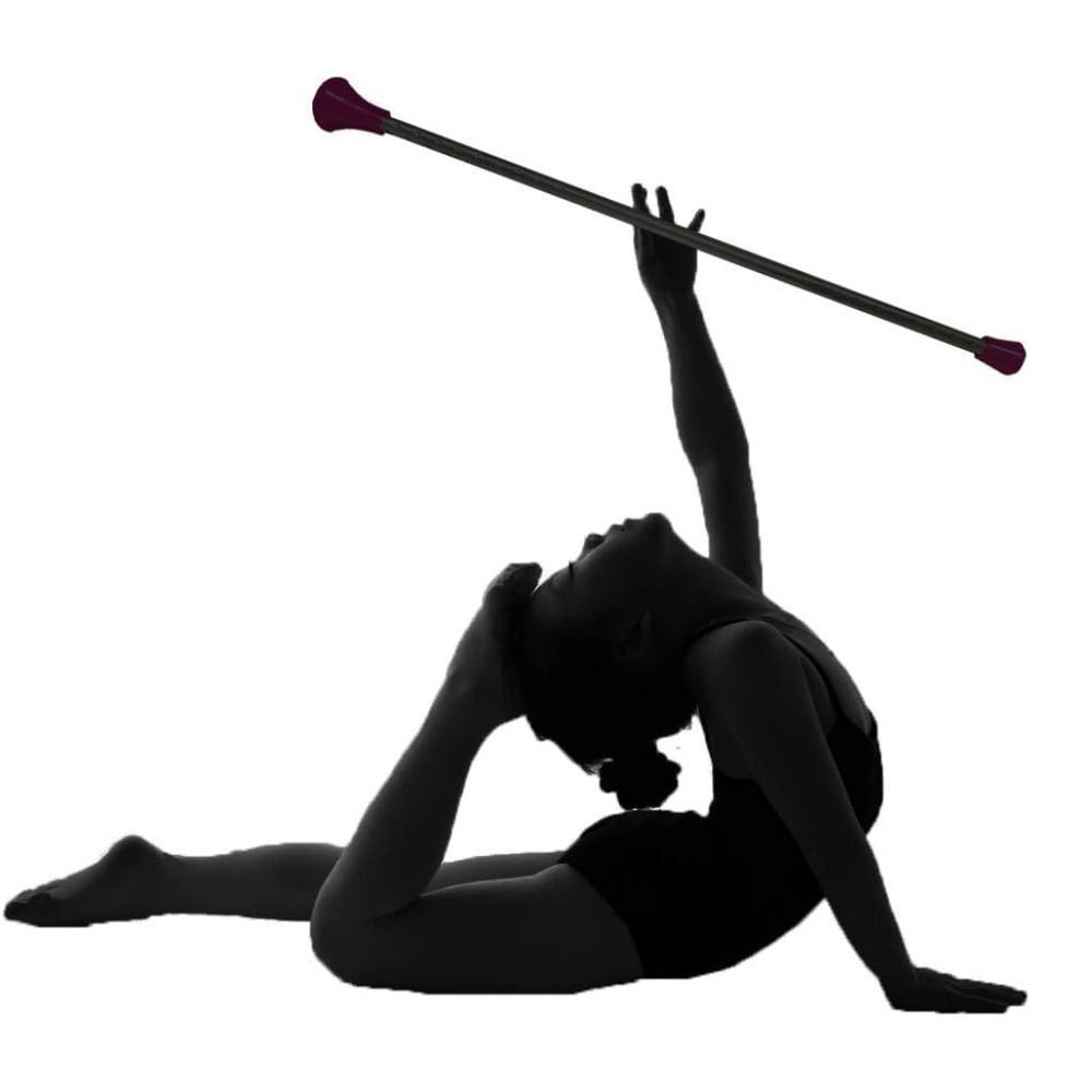 Baton da Marcia in Acciaio Inossidabile Bastone da Parata Ginnastica Professionale Baton con Nastro Arti Performative
