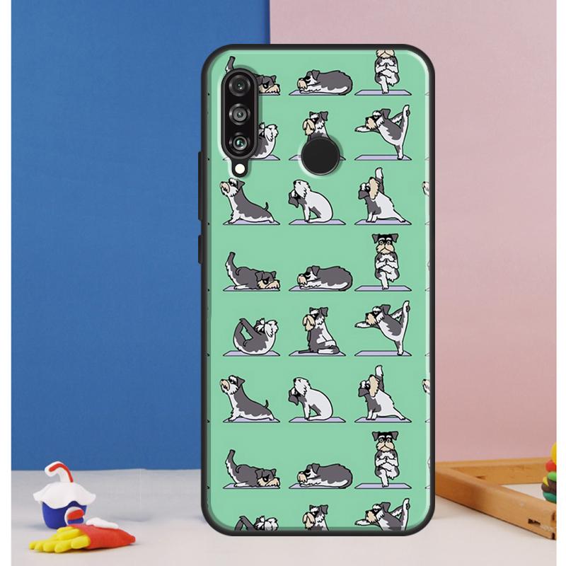 

Cartoon Schnauzer Dog For Huawei Nova Y90 Y70 Y60 Y72 Y61 Y91 12s 12i 11i 7i 8i 9 10 SE P60 Pro P30 P40 Lite Case Huawei Nova 8i