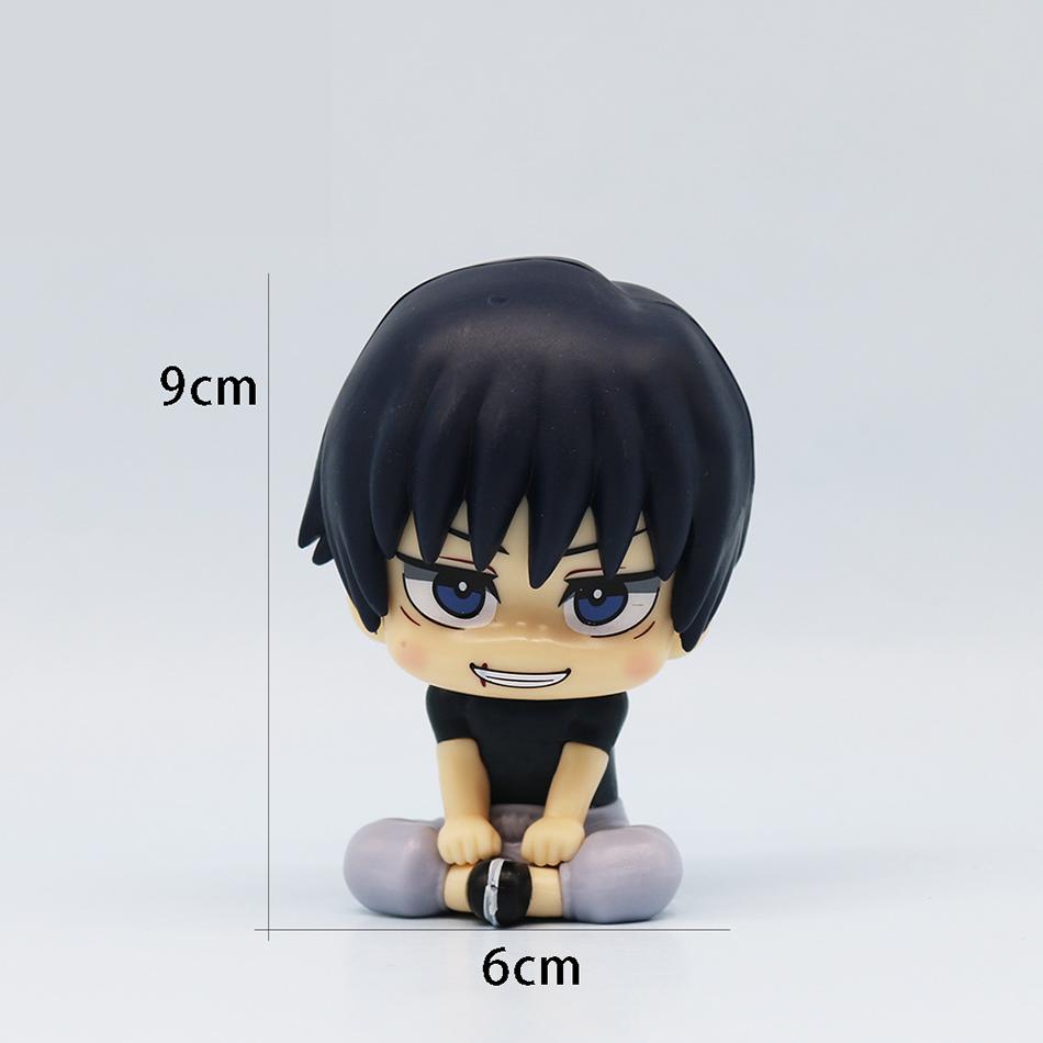Nová sada 5 ks Jujutsu Kaisen Roztomilý Yuji Itadori Gojo Satoru Q Ver. PVC Akční figurky Anime Figurka Model Hračky Sběratelská Panenka Dárek