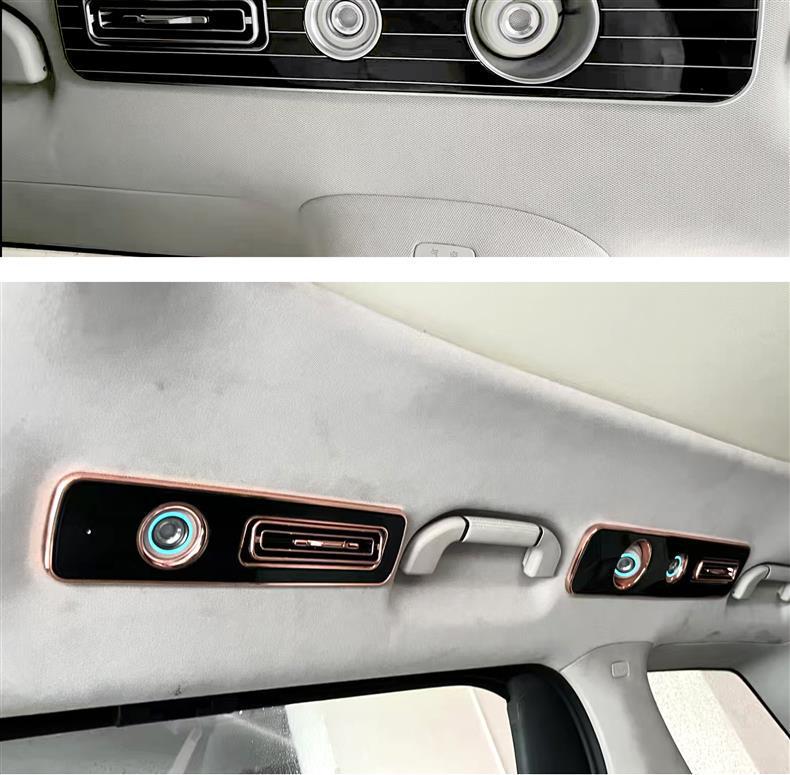 Denza D9 Rear Ceiling Air Vent Upgrade with Lights