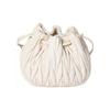 MIU MIU Matelassé Klassische Logo Lammleder Handtasche Damen Handtaschen Weiß 5ND022_AFPP_F0009