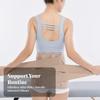 Waist Belt with Aluminum Plate Comfortable Back Brace Support Stays Elastic