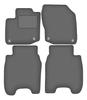 Velour Graphite Car Mats For: Honda Civic IX Hatchback (2012-)