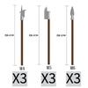 MOC Medieval Building Blocks Character Parts Model Toy Castle Knight Soldier Sword Bow Armor Shield Spear Piercing Parts Bricks