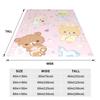 Baby Rilakkuma And Friends Cute Design Blankets Soft Warm Flannel Throw Blanket Bedding for Bed Living room Picnic Travel Couch