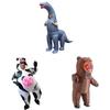 Opblaasbaar Halloween Dinosaurus Paard Eenhoorn Kostuum Voor Podiumoptredens En Kostuums