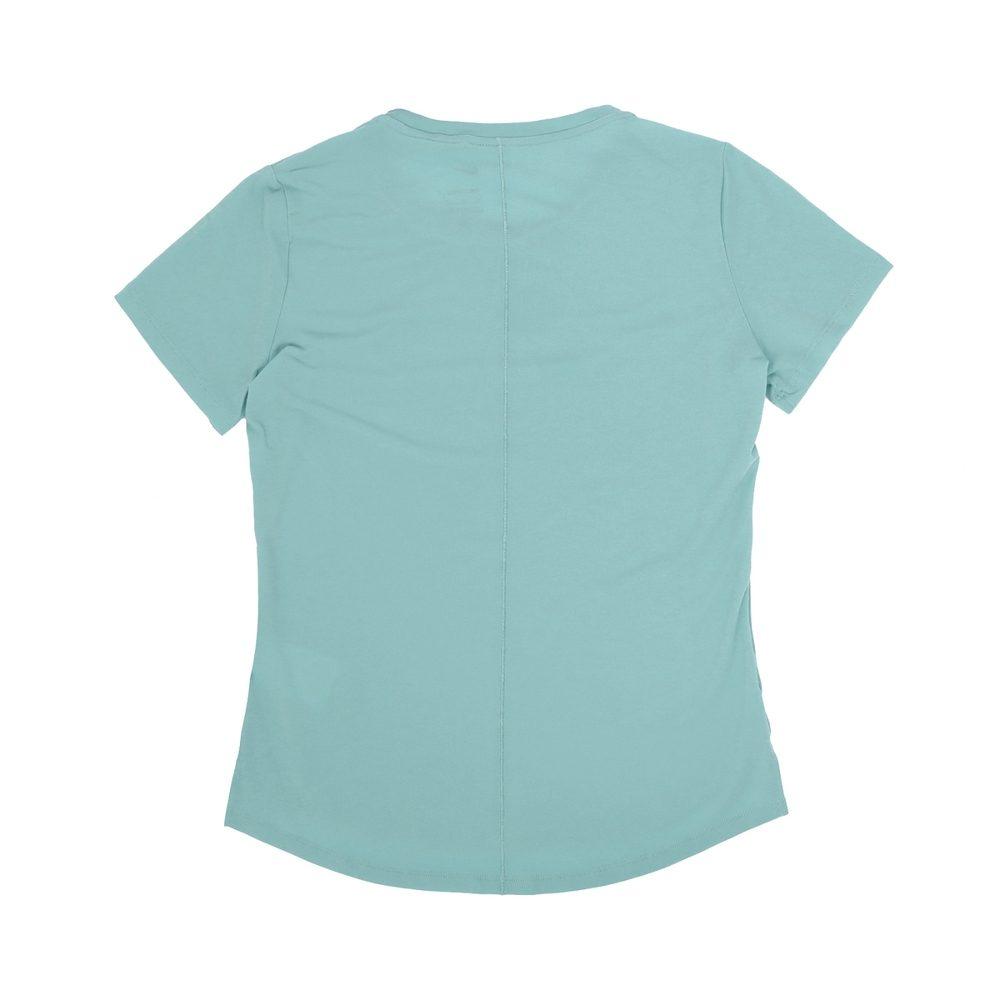 Nike T Shirts Women's Blue Crew Neck Moderate Straight Fit DD0619-309