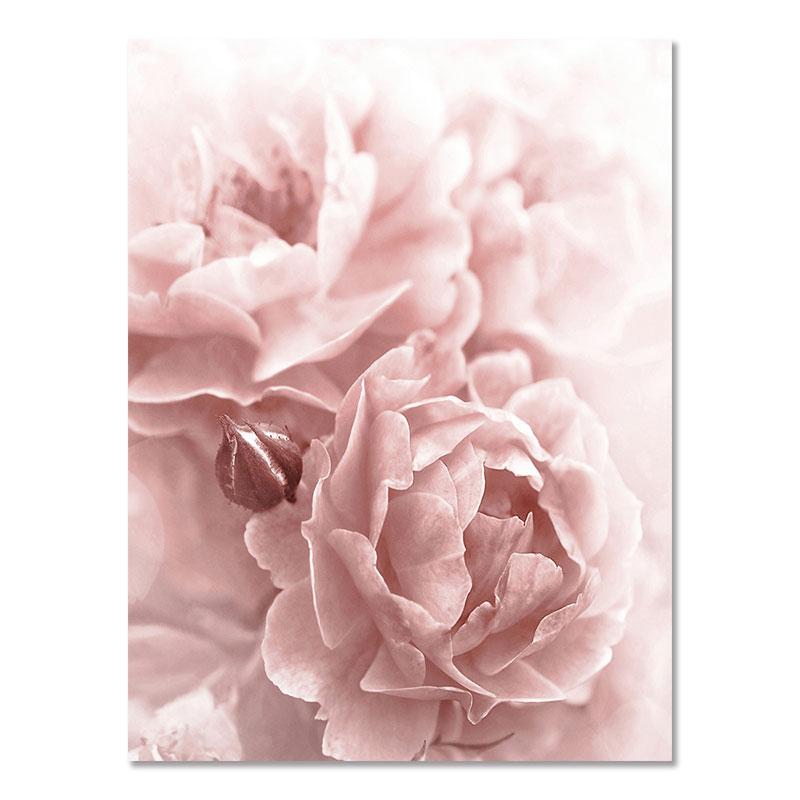 Flower Sheets for Paintings On The Wall Canvas Painting Decorative Pictures for Living Room with Frame Modern Decoration Table