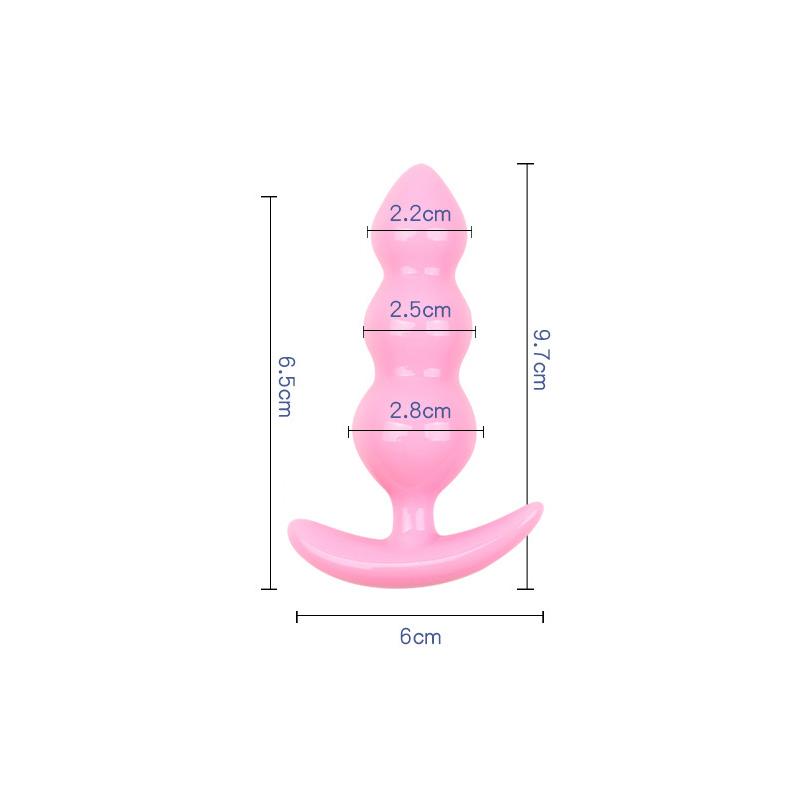 Soft Silicone Anal Plugs Anal Beads Dildo Butt Plug Prostate Massage Unisex SexyAdult Sex Toy for Men Women Adult Games