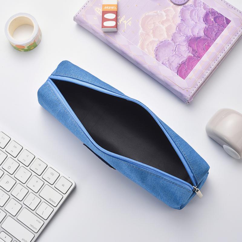 Große Leinwand-Federtasche für Schüler - Vielseitiges Design für Jungen und Mädchen