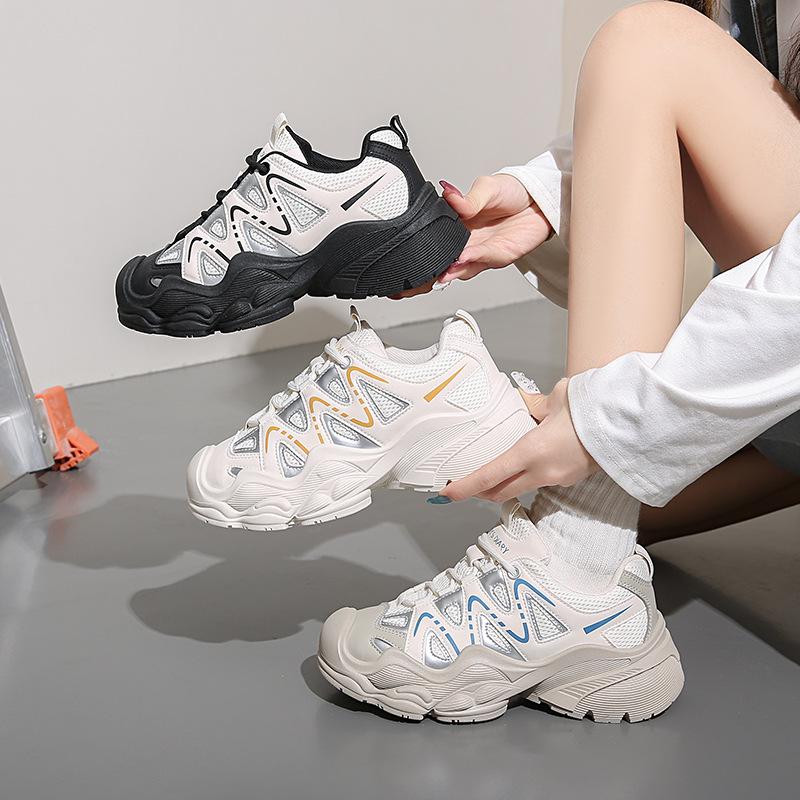 Canvas shoes women's autumn new student Korean version ins versatile thick baseplate shoes spring and autumn casual shoes