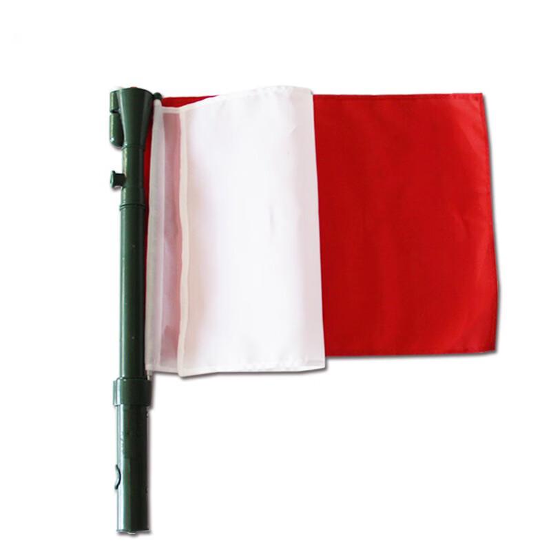 

Multifunctional Red & White Command Signal Flag Kit