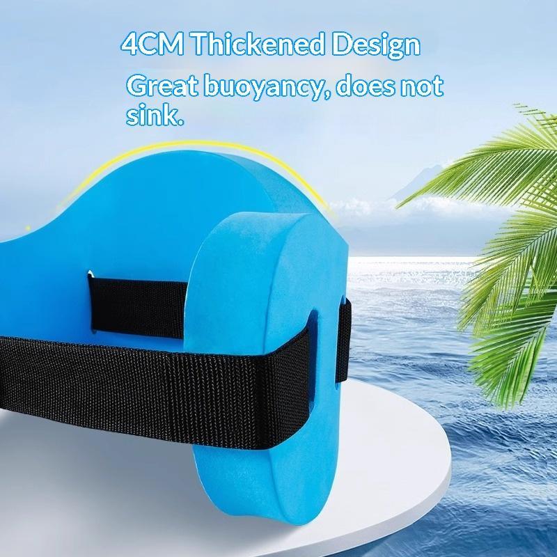 Adjustable EVA Swim Buoyancy Belt Back Float with Straps for Kids Adults Swimming Beginner Training Aid
