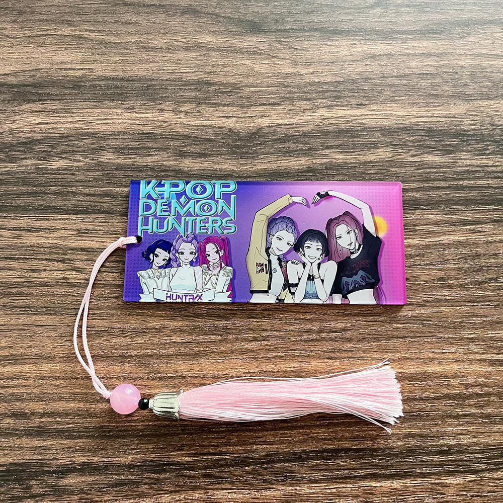 1/2/4 adet KPOP Şeytan Avcıları Saja Çocuklar Derpy Kaplan Akrilik Kitap Ayracı Püsküllü Kitap Klipsi Öğrenci Kırtasiye Okul Malzemesi
