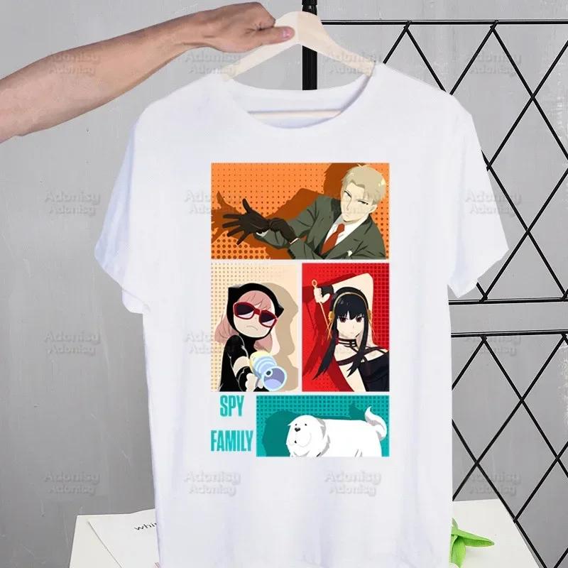 Spy X Family Anime Kawaii Anya Forger SPYFAMILY Men's Tshirt Cute Shirt Mens Fashion T-Shirt For Men Casual Tops Short Sleeve