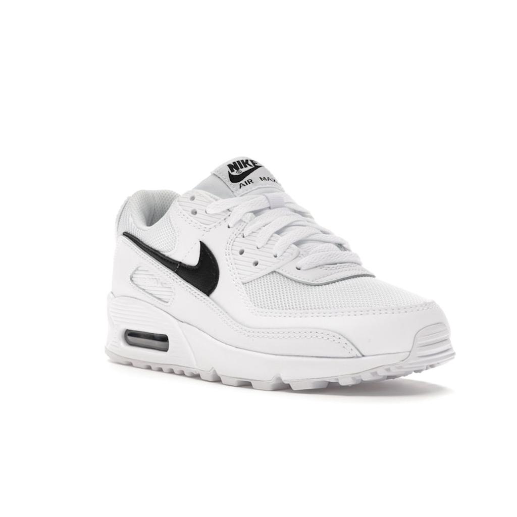 Nike Air Max 90 WMNS Blanc/Noir Coussin d'Air Visible Chaussures Décontractées CQ2560-101