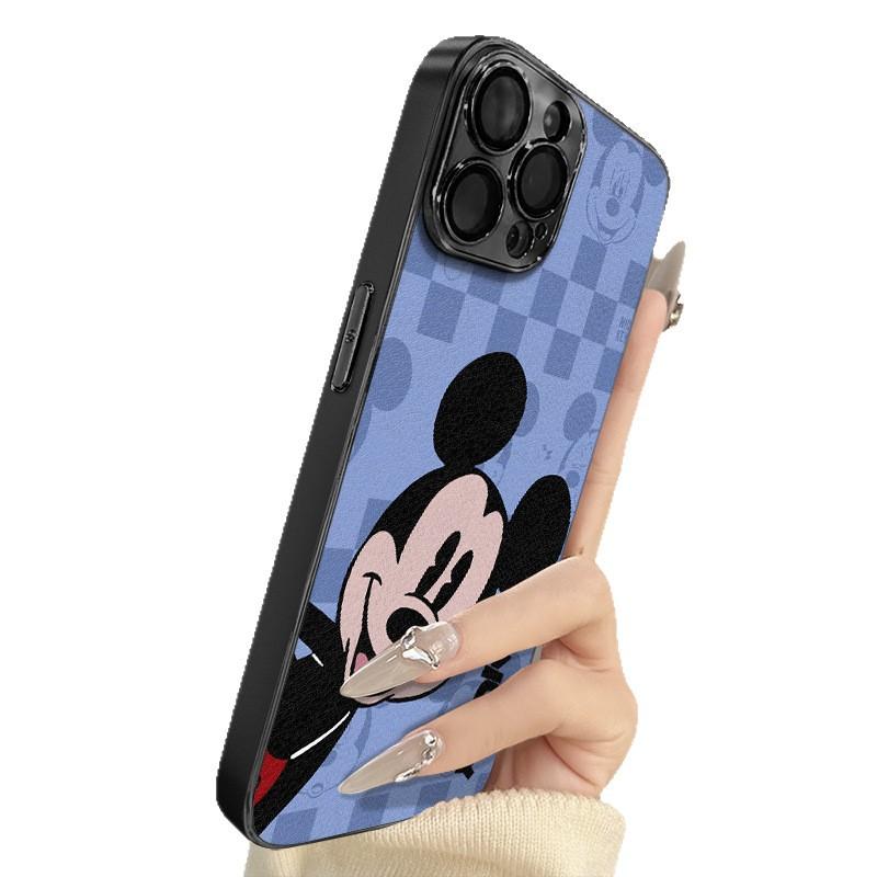 Mickey Mouse Avatar Applies To Apple 17promax Personality 16 New 15 Mobile Phone Case iPhone13 Mirror Creative