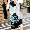 Li Ning X STEVEN HARRINGTON Skateboard Shirts Unisex Multicolor Lapel Moderate Shirt ASHR139-1