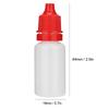 10ml Plastic Squeezable Eye Dropper Bottle Travel Size Empty Liquid Bottle For Eye Drops