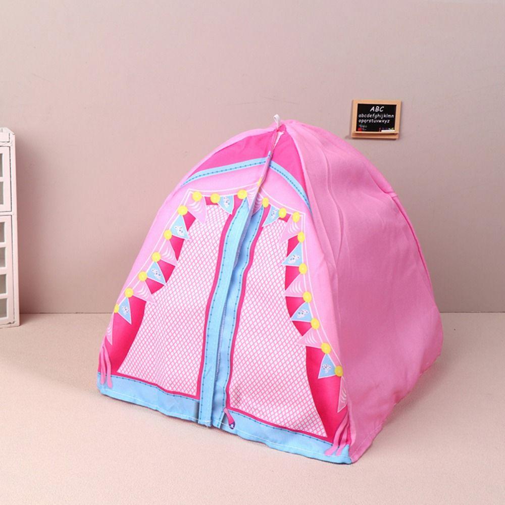 1Set 1:12 Scale Doll Camping Set Playing House Miniature Tent Dollhouse Scene Tent Model  Doll House