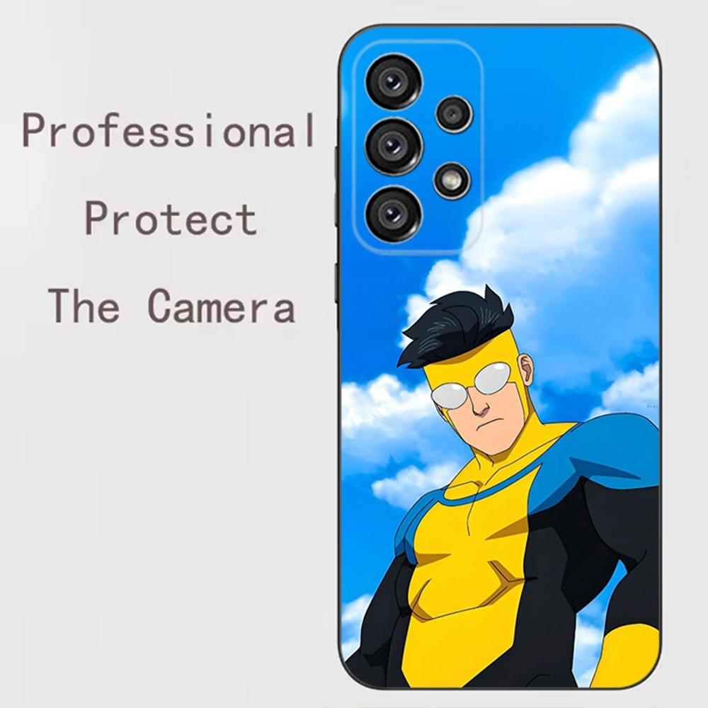 I-Invincible Phone Case For Samsung Galaxy A91,A80,A73,A72 ,A71,A53A52,A32 ,A31A22,A21s,A20,Black Cover