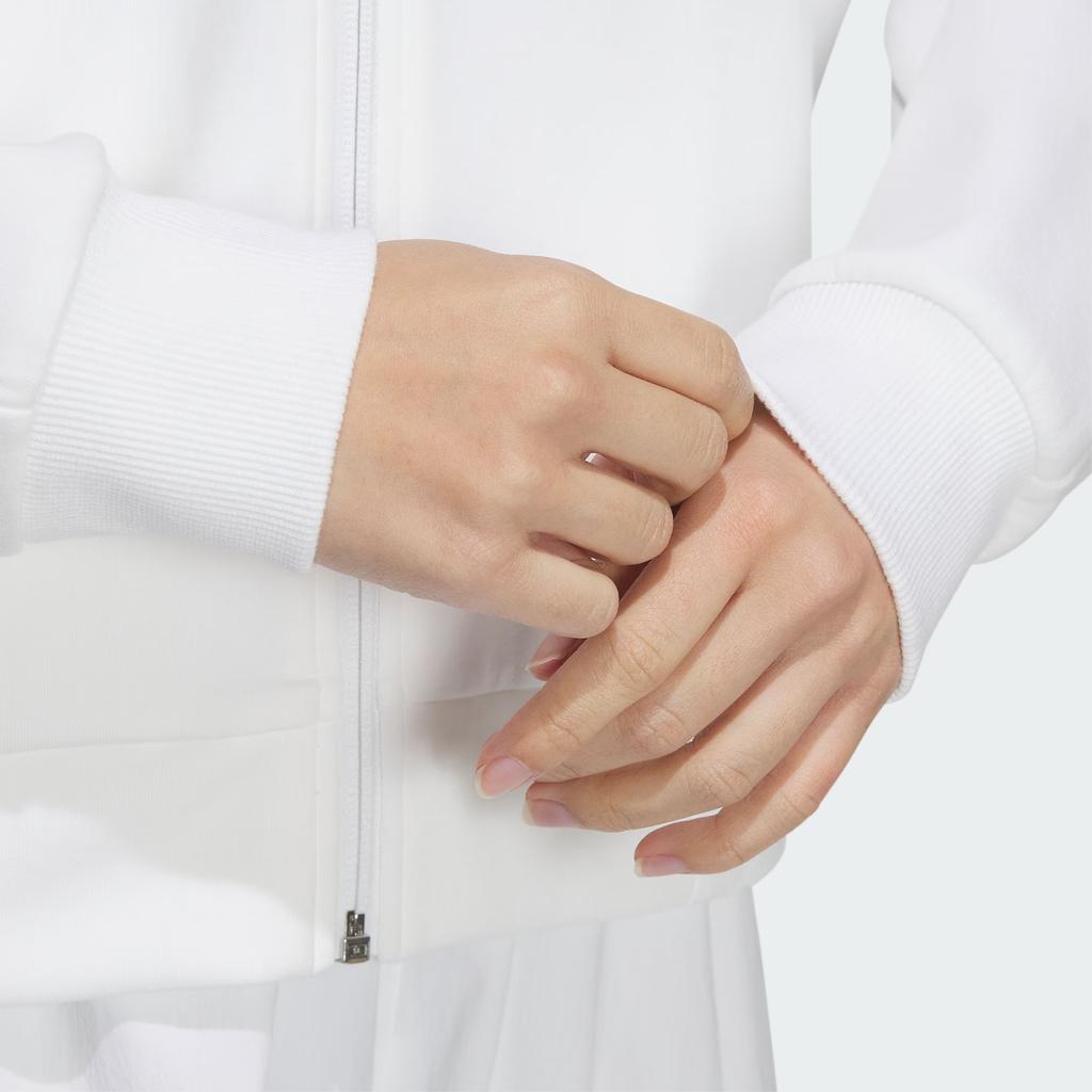 adidas Лого Rco Спортивна Повсякденна Куртка з Капюшоном Жіночі Куртки Біла IP7095