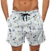 Fashion Men's Strapped Hawaiian Beach Fit Sport Casual Shorts Pants