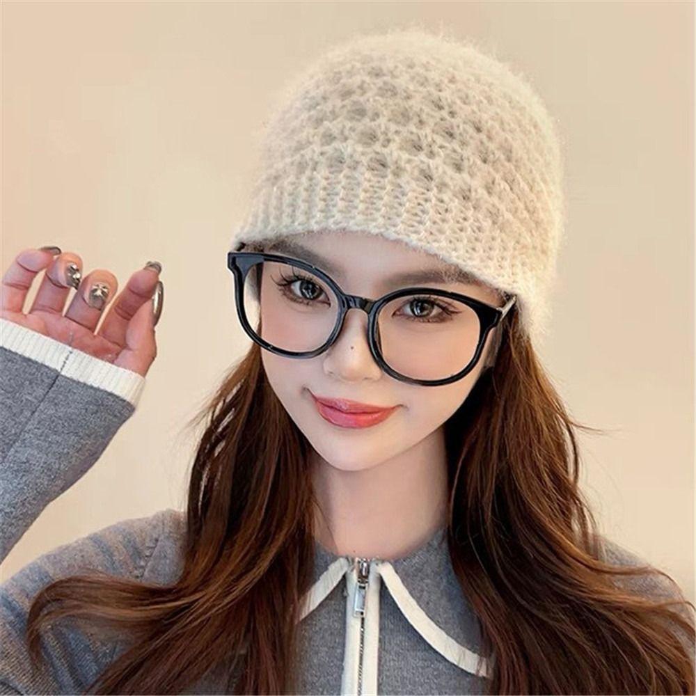 Soft Knitted Ear Muffs Stretch Postpartum Hat Fashion Head Wraps  for Women Girls