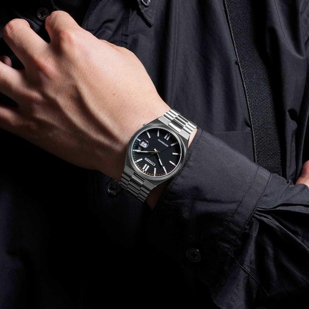 Citizen Tsuyosa Collection Automatic Black with Rainbow Dial NJ0151-53E Men's Watch, [Used]