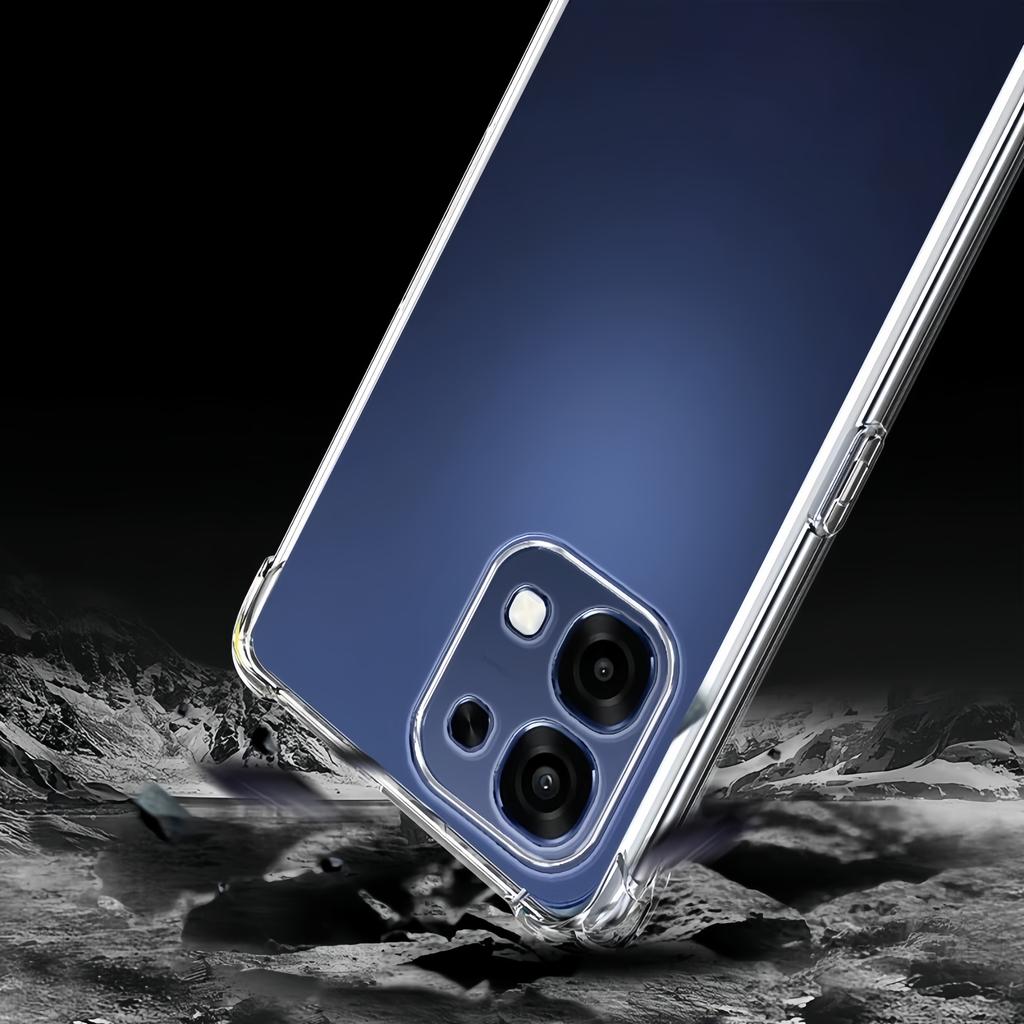 Transparent TPU Phone Case For OPPO A6 Pro/A6/A6X/A5 Pro/A5/A5X , Non-Yellowing Shockproof Protective, Anti-Scratch-Clear