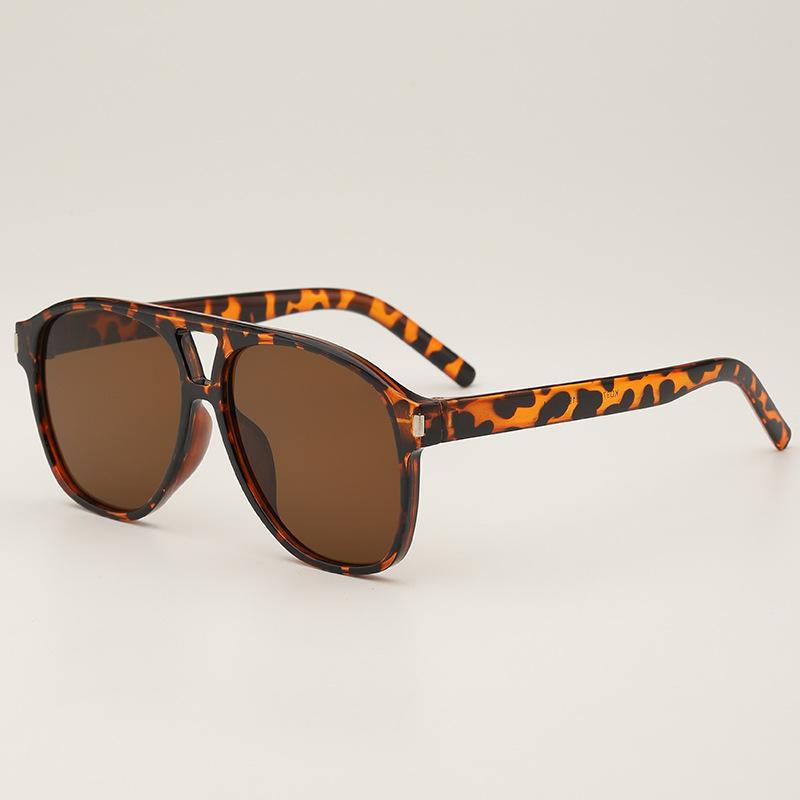 JYL TS Double Bridge Sunglasses UV Protection Style For Men 997156 A-921 ультра-розовый