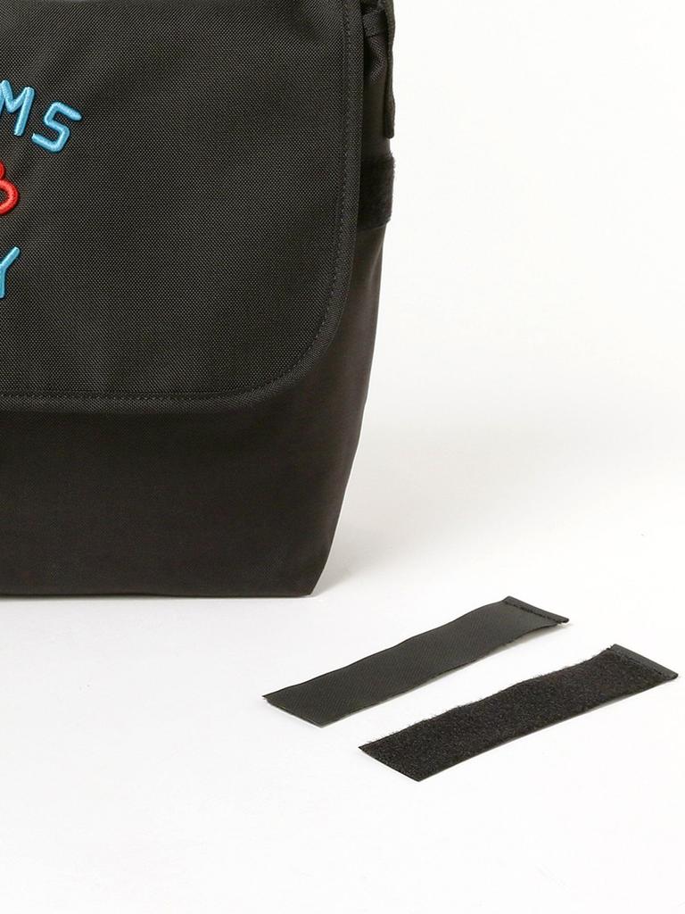 Beams Boy Manhattan Portage Canvas Bag MP1607-PL-S-3EMB-BMB Women's Black Free Size (13610184094)