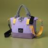 Waterproof Nylon Tote Bag for Women Large Capacity Shoulder Crossbody Handbag with Zip