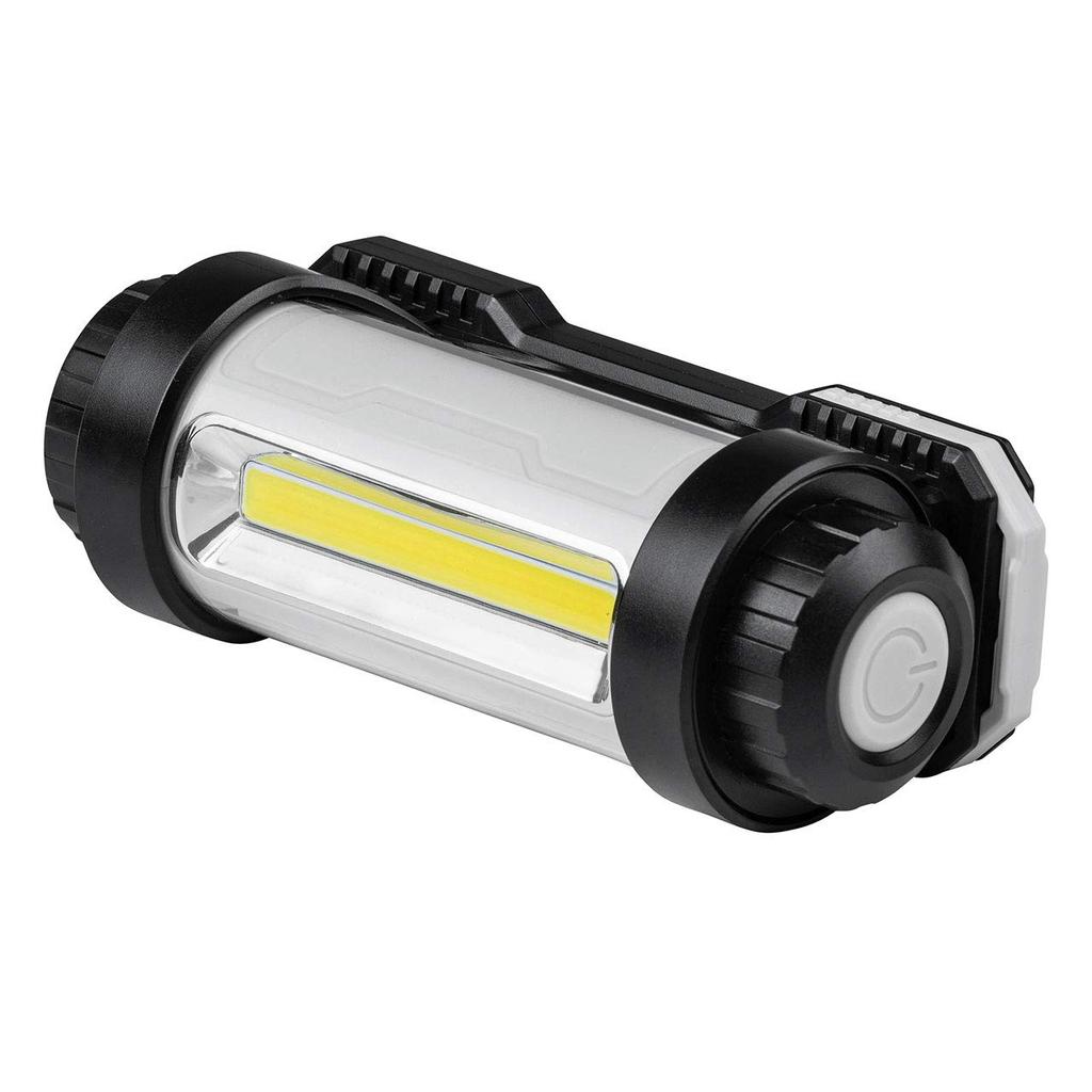 Sanwa Direct LED Work Light (Battery-Operated), Magnet/Hook, Water-Resistant, IPX4, Max 350 Lumens, COB Chip, Adjustable Angle, 800-LED037