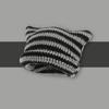 Christmas Hat Y2K Trend Autumn Winter Unisex Harajuku Punk Gothic Knit Cat Ear Little Devil Kawaii Millinery Soft Knit Hat