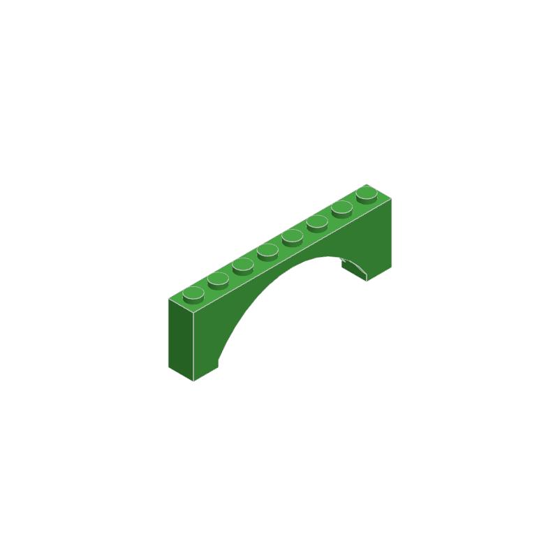 Non-Toxic 50G/16Pcs 16577 Moc Diy Bricks Arch 1 X 8 X 2 Compatible With Children'S Assemble Blocks Educational Diy Parts Toys