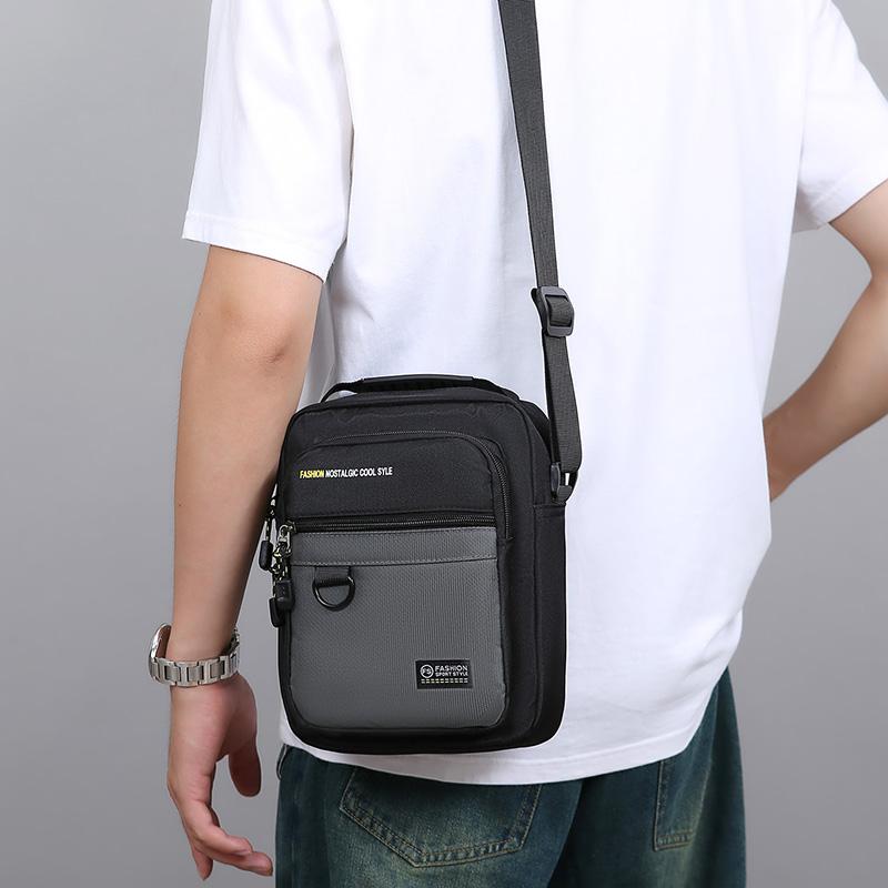 Men's Shoulder Bag New Casual Men's Bag Waterproof Outdoor Multi-Functional Crossbody Bag