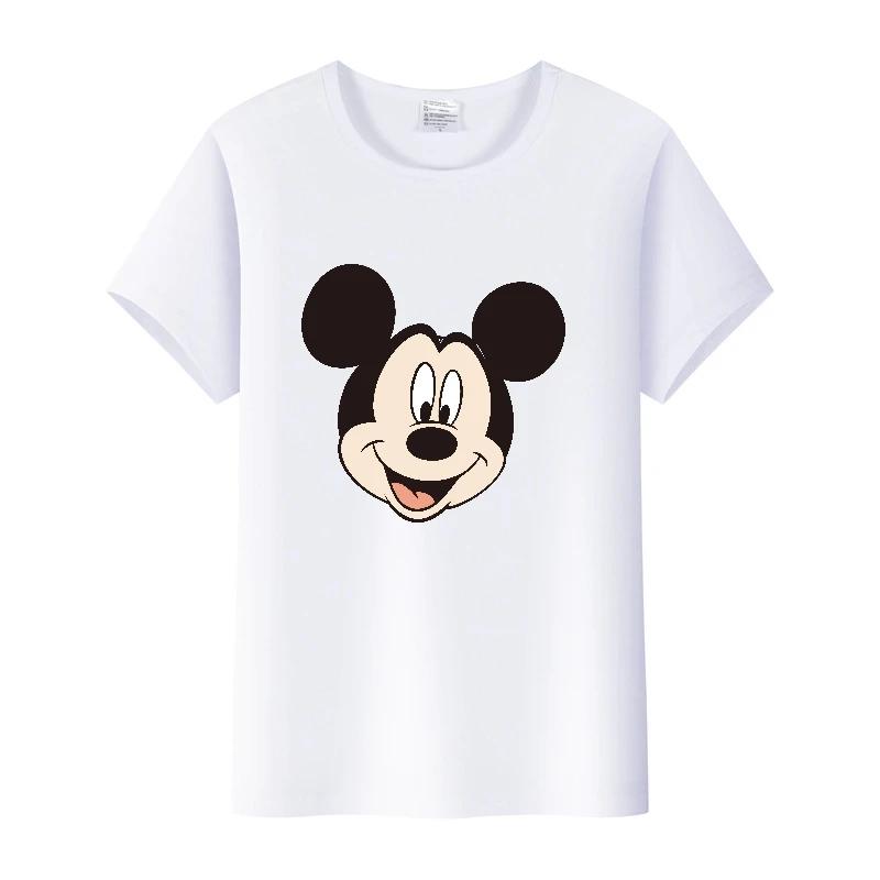 Vintage Cartoon Tshirt Mickey Mouse Tops Graphic Clothes Summer Blouses Short Sleeve T-shirt White Tees Unisex